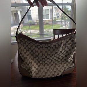Authentic Gucci Monogram Hobo Bag